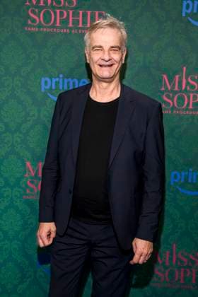 ABBberlin Heinrich Schafmeister actor on the blue carpet at the cinema premiere of the Amazon prime series of MISS SOPHIE SAME PROCEDURE AS EVERY YEAR at Claerchens Ballhaus on 08 12 2025 Berlin Berlin Germany