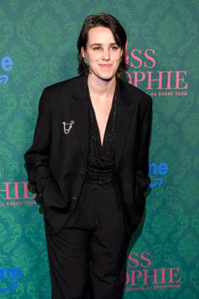 ABBberlin Lilly Marie Vogler actress on the blue carpet at the cinema premiere of the Amazon prime series of MISS SOPHIE SAME PROCEDURE AS EVERY YEAR at Claerchens Ballhaus on 08 12 2025 Berlin Berlin Germany