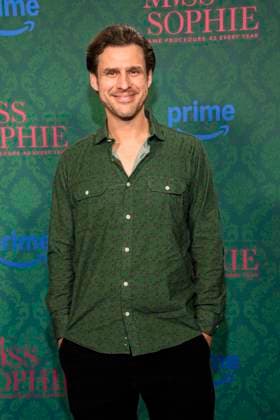 ABBberlin Michael Fritz Schumacher actor on the blue carpet at the cinema premiere of the Amazon prime series of MISS SOPHIE SAME PROCEDURE AS EVERY YEAR at Claerchens Ballhaus on 08 12 2025 Berlin Berlin Germany