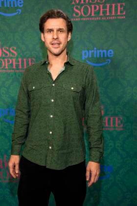 ABBberlin Michael Fritz Schumacher actor on the blue carpet at the cinema premiere of the Amazon prime series of MISS SOPHIE SAME PROCEDURE AS EVERY YEAR at Claerchens Ballhaus on 08 12 2025 Berlin Berlin Germany