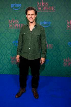 ABBberlin Michael Fritz Schumacher actor on the blue carpet at the cinema premiere of the Amazon prime series of MISS SOPHIE SAME PROCEDURE AS EVERY YEAR at Claerchens Ballhaus on 08 12 2025 Berlin Berlin Germany