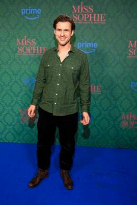 ABBberlin Michael Fritz Schumacher actor on the blue carpet at the cinema premiere of the Amazon prime series of MISS SOPHIE SAME PROCEDURE AS EVERY YEAR at Claerchens Ballhaus on 08 12 2025 Berlin Berlin Germany