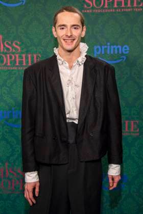 ABBberlin Daniil Kremkin actor on the blue carpet at the cinema premiere of the Amazon prime series of MISS SOPHIE SAME PROCEDURE AS EVERY YEAR at Claerchens Ballhaus on 08 12 2025 Berlin Berlin Germany