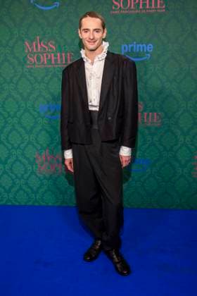 ABBberlin Daniil Kremkin actor on the blue carpet at the cinema premiere of the Amazon prime series of MISS SOPHIE SAME PROCEDURE AS EVERY YEAR at Claerchens Ballhaus on 08 12 2025 Berlin Berlin Germany