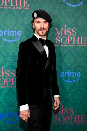 ABBberlin Vladimir Korneev actress on the blue carpet at the cinema premiere of the Amazon prime series of MISS SOPHIE SAME PROCEDURE AS EVERY YEAR at Claerchens Ballhaus on 08 12 2025 Berlin Berlin Germany