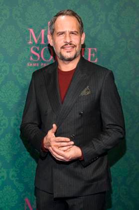 ABBberlin Moritz Bleibtreu actor on the blue carpet at the cinema premiere of the Amazon prime series of MISS SOPHIE SAME PROCEDURE AS EVERY YEAR at Claerchens Ballhaus on 08 12 2025 Berlin Berlin Germany