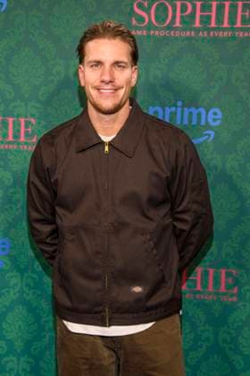 ABBberlin Felix Stein actor on the blue carpet at the cinema premiere of the Amazon prime series of MISS SOPHIE SAME PROCEDURE AS EVERY YEAR at Claerchens Ballhaus on 08 12 2025 Berlin Berlin Germany