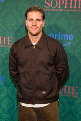ABBberlin Felix Stein actor on the blue carpet at the cinema premiere of the Amazon prime series of MISS SOPHIE SAME PROCEDURE AS EVERY YEAR at Claerchens Ballhaus on 08 12 2025 Berlin Berlin Germany