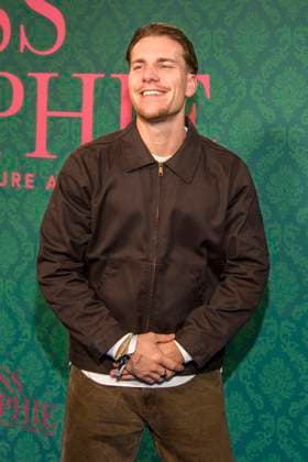 ABBberlin Felix Stein actor on the blue carpet at the cinema premiere of the Amazon prime series of MISS SOPHIE SAME PROCEDURE AS EVERY YEAR at Claerchens Ballhaus on 08 12 2025 Berlin Berlin Germany