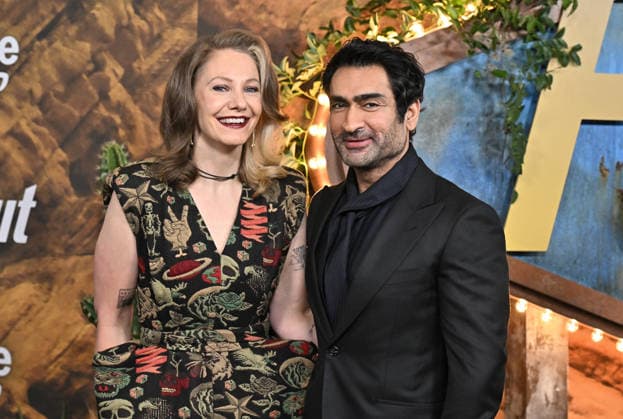 ˜Fallout™ Season 2 Premiere Emily V. Gordon and Kumail Nanjiani arriving to Amazon Prime Video™s Fallout™ season 2 premiere held at the Academy Museum of Motion Pictures on December 8, 2025 in Los Angeles, Ca. Los Angeles Academy Museum of Motion Pictures California USA Copyright: xStarbuck AFF-USA.COMx