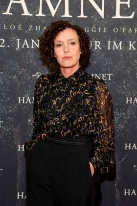 ABBberlin Maria Schrader actress on the red carpet at the German premiere of the movie Hamnet at Delphi Filmpalast on December 8, 2025 in Berlin Berlin Germany