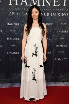 ABBberlin Chloe Zhao Chinese film director on the red carpet at the German premiere of the movie Hamnet at Delphi Filmpalast on 08 12 2025 in Berlin Berlin Germany