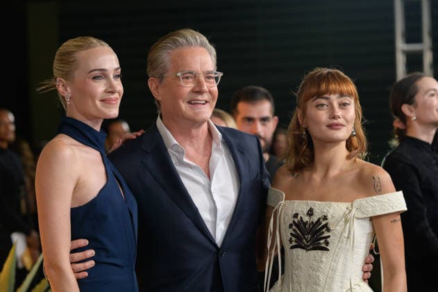 Fallout Premiere - Los Angeles, USA LOS ANGELES, USA. December 08, 2025: Annabel O Hagan, Kyle MacLachlan & Ella Purnell at the season 2 premiere of Fallout at the Academy Museum. Los Angeles CA USA  Copyright: xPaulxSmith Featureflashx