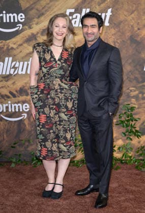 Fallout Premiere - Los Angeles, USA LOS ANGELES, USA. December 08, 2025: Emily V. Gordon & Kumail Nanjiani at the season 2 premiere of Fallout at the Academy Museum. Los Angeles CA USA  Copyright: xPaulxSmith Featureflashx