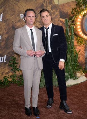 Fallout Premiere - Los Angeles, USA LOS ANGELES, USA. December 08, 2025: Justin Theroux & Walton Goggins at the season 2 premiere of Fallout at the Academy Museum. Los Angeles CA USA  Copyright: xPaulxSmith Featureflashx