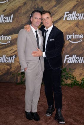 Fallout Premiere - Los Angeles, USA LOS ANGELES, USA. December 08, 2025: Walton Goggins & Justin Theroux at the season 2 premiere of Fallout at the Academy Museum. Los Angeles CA USA  Copyright: xPaulxSmith Featureflashx