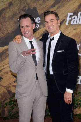 Fallout Premiere - Los Angeles, USA LOS ANGELES, USA. December 08, 2025: Walton Goggins & Justin Theroux at the season 2 premiere of Fallout at the Academy Museum. Los Angeles CA USA  Copyright: xPaulxSmith Featureflashx