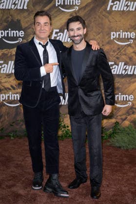 Fallout Premiere - Los Angeles, USA LOS ANGELES, USA. December 08, 2025: Justin Theroux & Rafi Silver at the season 2 premiere of Fallout at the Academy Museum. Los Angeles CA USA  Copyright: xPaulxSmith Featureflashx