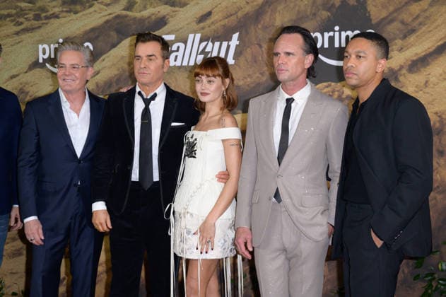 Fallout Premiere - Los Angeles, USA LOS ANGELES, USA. December 08, 2025: Kyle MacLachlan, Justin Theroux, Ella Purnell, Walton Goggins & Aaron Moten at the season 2 premiere of Fallout at the Academy Museum. Los Angeles CA USA  Copyright: xPaulxSmith Featureflashx