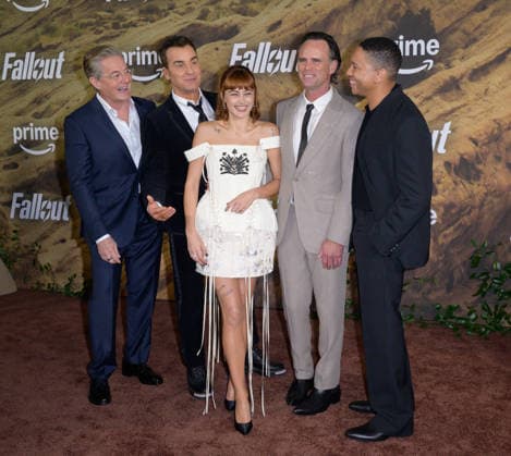 Fallout Premiere - Los Angeles, USA LOS ANGELES, USA. December 08, 2025: Kyle MacLachlan, Justin Theroux, Ella Purnell, Walton Goggins & Aaron Moten at the season 2 premiere of Fallout at the Academy Museum. Los Angeles CA USA  Copyright: xPaulxSmith Featureflashx