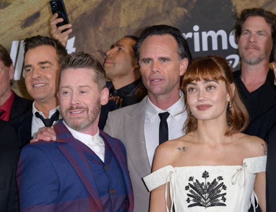 Fallout Premiere - Los Angeles, USA LOS ANGELES, USA. December 08, 2025: Justin Theroux, Macaulay Culkin, Walton Goggins and Ella Purnell at the season 2 premiere of Fallout at the Academy Museum. Los Angeles CA USA  Copyright: xPaulxSmith Featureflashx