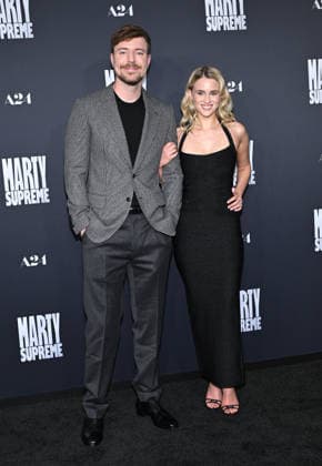 ˜Marty Supreme™ Los Angeles Premiere MrBeast aka Jimmy H. Donaldson and Thea Booysen arriving to the Los Angeles premiere of Marty Supreme™ at the Samuel Goldwyn Theater on December 8, 2025 in Beverly Hills, Ca. Beverly Hills Samuel Goldwyn Theater California USA Copyright: xLisaxOConnor xAFF-USA.COMx