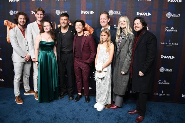 December 8, 2025, Lehi, Utah, USA: Cast and crew attend the world premiere of David at Megaplex Theatres Thanksgiving Point in Lehi, Utah, USA. Lehi USA - ZUMAm292 20251208_znp_m292_006 Copyright: xCharles-McClintockxWilsonx
