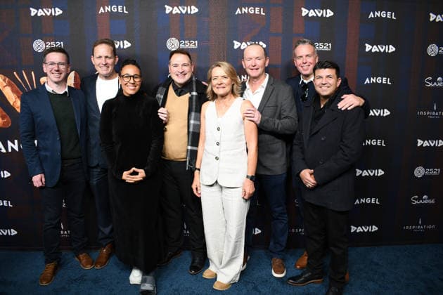 December 8, 2025, Lehi, Utah, USA: Cast and crew attend the world premiere of David at Megaplex Theatres Thanksgiving Point in Lehi, Utah, USA. Lehi USA - ZUMAm292 20251208_znp_m292_012 Copyright: xCharles-McClintockxWilsonx