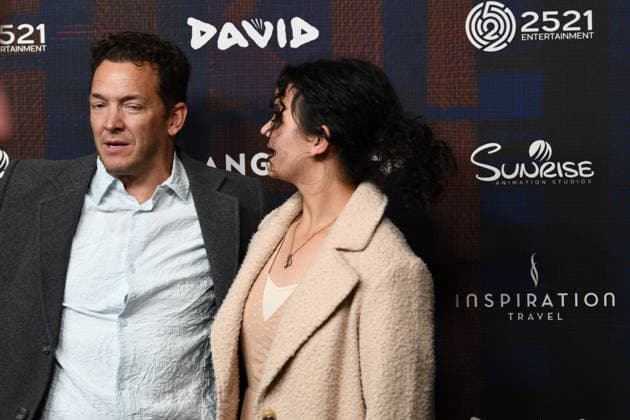 December 8, 2025, Lehi, Utah, USA: JASE BENNETT and RYKEL BENNETT attend the world premiere of DAVID at Megaplex Theatres Thanksgiving Point in Lehi, Utah, USA. Lehi USA - ZUMAm292 20251208_znp_m292_023 Copyright: xCharles-McClintockxWilsonx