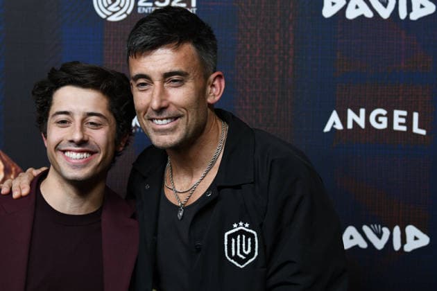 December 8, 2025, Lehi, Utah, USA: BRANDON ENGMAN and PHIL WICKHAM attend the world premiere of DAVID at Megaplex Theatres Thanksgiving Point in Lehi, Utah, USA. Lehi USA - ZUMAm292 20251208_znp_m292_040 Copyright: xCharles-McClintockxWilsonx