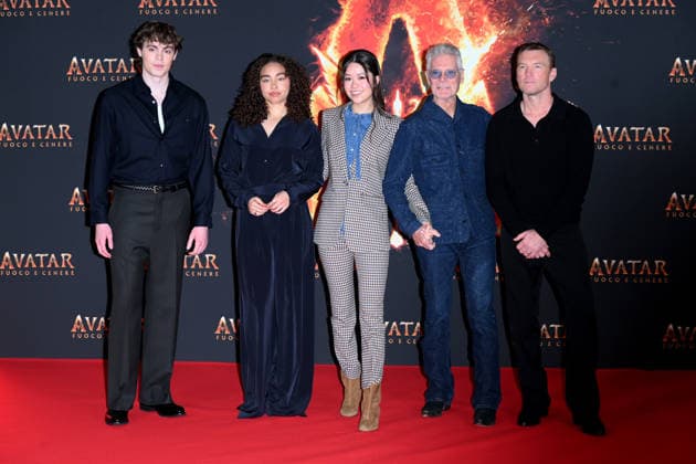 Milan, Photocall for the film: Avatar: Fire and Ashes - Sam Worthington, Stephen Lang, Bailey Bass, Trinity Jo-Bliss, Jack Champion  Copyright: xAlbertoxTerenghix xipa-agency.netx xComi Terenghix IPA_Agency_IPA68944496