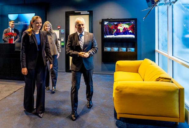 09-12-2025 Norway Princess Ingrid Alexandra visits the Norwegian Space Agency in Oslo. Â  Copyright: xPPEx