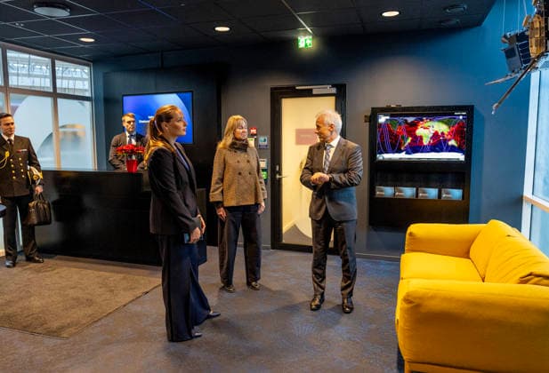 09-12-2025 Norway Princess Ingrid Alexandra visits the Norwegian Space Agency in Oslo. Â  Copyright: xPPEx