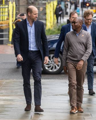 December 9, 2025, London, England, United Kingdom: Prince of Wales WILLIAM arrives at Centrepoint Offices in east London to mark 20th anniversary as patron. London United Kingdom - ZUMAs262 20251209_zip_s262_003 Copyright: xTayfunxSalcix