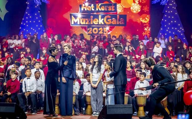 BREDA - Queen Maxima will be present at the ChassÃ Theater in Breda during the recording of the 2025 Christmas Music Gala. ANP HOLLANDSE HOOGTE ROBIN UTRECHT netherlands out - belgium out  Copyright: xx x544384513x originalFilename: 544384513.jpg