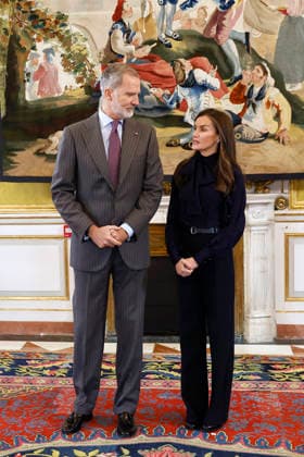 King Felipe VI and Queen Letizia chair the annual meeting of the Cervantes Institute Patronage in Aranjuez town, Madrid province, central Spain, 09 December 2025. Annual meeting of the Cervantes Institute Patronage !ACHTUNG: NUR REDAKTIONELLE NUTZUNG!  Copyright: xChemaxMoyax GRAF723 20251209-55018777728_1
