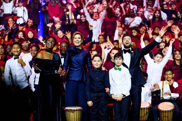 breda, The Netherlands, 2025-12-09 09:11:40 BREDA, December 9, 2025, ChassÃ Theater The 2025 Christmas Music Gala will be filmed at the ChassÃ Theater in Breda. Young musical talent from across the Netherlands will sing alongside well-known artists, presenting beloved Christmas classics and Dutch and international songs in a surprising new format. PHOTO: NLBeeld Patrick van Emst Credit: NL Beeld Patrick van Emst  Copyright: xx x