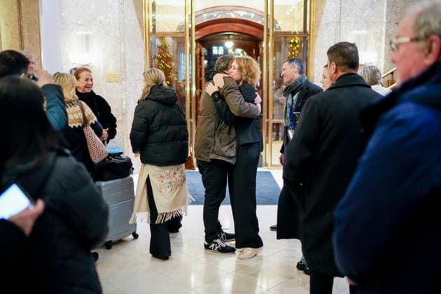 Nobel Peace Prize 2025 Oslo 20251209 Guests arrive at the Grand hotel in Oslo on Tuesday afternoon in connection with the award of the Nobel Peace Prize 2025 The Venezuelan opposition leader Maria  Copyright: xCorneliusxPoppex xNTBx