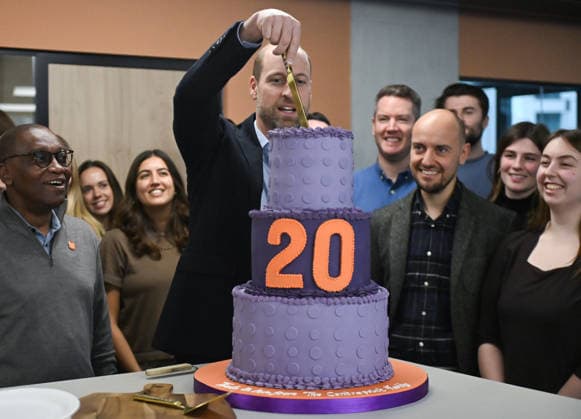 . 09 12 2025. London, United Kingdom. Prince William during a visit to the Centrepoint homeless charityÕs will new offices in London to mark his 20th anniversary as Patron.  xPoolx xi-Imagesx IIM-26446-0012