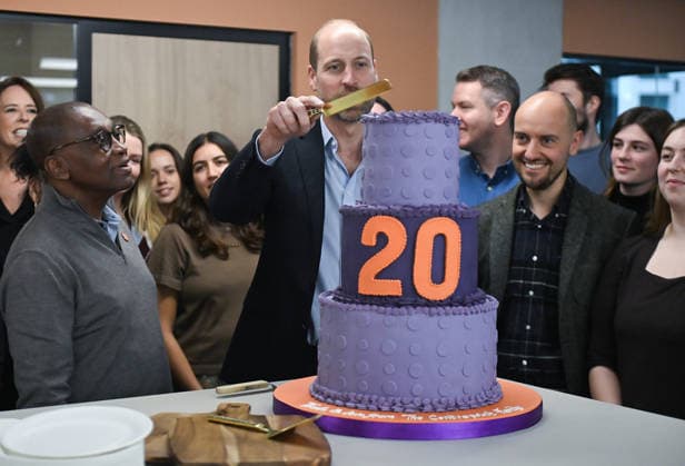 . 09 12 2025. London, United Kingdom. Prince William during a visit to the Centrepoint homeless charityÕs will new offices in London to mark his 20th anniversary as Patron.  xPoolx xi-Imagesx IIM-26446-0019