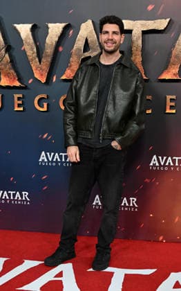 Premiere of the film Avatar Fire and Ashes Diego Matamoros attends the premiere of the new Avatar Fire and Ashes which celebrates its premiere at Kinepolis Ciudad de la Imagen, on December 9, 2025, in Madrid Spain With Avatar Fire and Ashes, James Cameron takes audiences back to Pandora in an immersive new adventure featuring Marine turned Na vi leader Jake Sully Sam Worthington, Na vi warrior Neytiri Zoe Saldana and the Sully family CINEMA PREMIERE PEOPLE FILM José Madrid Madrid Espana  Copyright: xJosÃ xOlivax 7159230