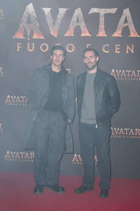 Melzo, Avatar Fire and Ashes Italian Premiere at the Arcadia Cinema. Pictured: Roberto Bolle, Jacopo Tissi  Copyright: xManuelexMangiarottix xipa-agency.netx xManuelexMangiarottix IPA_Agency_IPA68968522