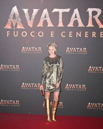 Melzo, Avatar: Fire and Ashes Italian Premiere at the Arcadia Cinema. In the photo: Justine Mattera  Copyright: xManuelexMangiarottix xipa-agency.netx xManuelexMangiarottix IPA_Agency_IPA68968584