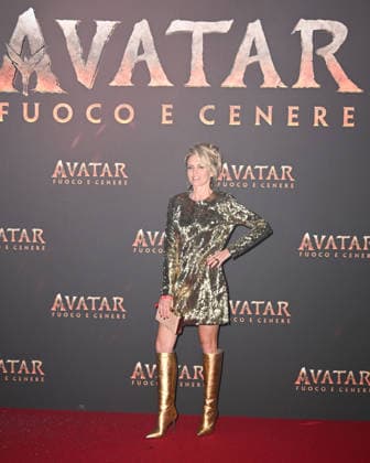 Melzo, Avatar: Fire and Ashes Italian Premiere at the Arcadia Cinema. In the photo: Justine Mattera  Copyright: xManuelexMangiarottix xipa-agency.netx xManuelexMangiarottix IPA_Agency_IPA68968590