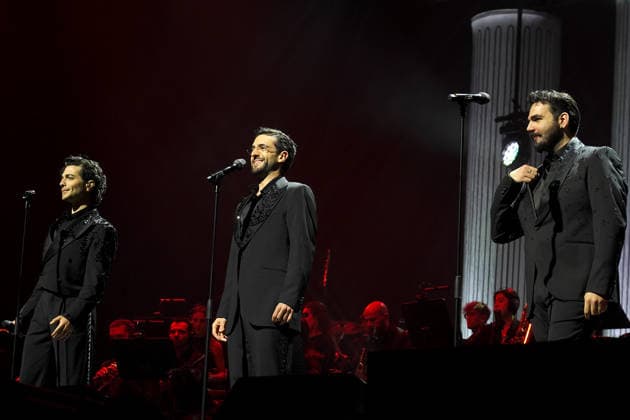 Il Volo, with Piero Barone, Ignazio Boschetto y Gianluca Ginoble, returns to Spain in 2025 with his highly anticipated tour Live In Concert , at Movistar Arena de Madrid, on December 09, 2025 in Madrid, Spain. ALTERPHOTOS S.Villarroel) (202512094374)