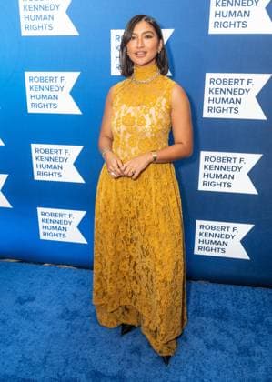 December 9, 2025, Bronx, New York, USA: Deja Foxx attends Robert F. Kennedy Human Rights Ripple of Hope annual award gala at Hilton Midtown Hotel in New York, NY on December 9, 2025. Bronx USA - ZUMAr339 20251209_znp_r339_001 Copyright: xLevxRadinx