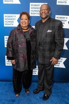 December 9, 2025, Bronx, New York, USA: Reena Evers-Everette (L) attends Robert F. Kennedy Human Rights Ripple of Hope annual award gala at Hilton Midtown Hotel in New York, NY on December 9, 2025. Bronx USA - ZUMAr339 20251209_znp_r339_007 Copyright: xLevxRadinx