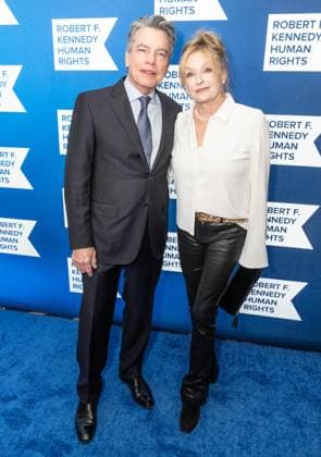 December 9, 2025, Bronx, New York, USA: Peter Gallagher and Paula Harwood attend Robert F. Kennedy Human Rights Ripple of Hope annual award gala at Hilton Midtown Hotel in New York, NY on December 9, 2025. Bronx USA - ZUMAr339 20251209_znp_r339_025 Copyright: xLevxRadinx