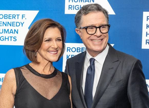 December 9, 2025, Bronx, New York, USA: Evelyn McGee-Colbert and Stephen Colbert attend Robert F. Kennedy Human Rights Ripple of Hope annual award gala at Hilton Midtown Hotel in New York, NY on December 9, 2025. Bronx USA - ZUMAr339 20251209_znp_r339_046 Copyright: xLevxRadinx