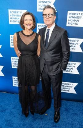December 9, 2025, Bronx, New York, USA: Evelyn McGee-Colbert and Stephen Colbert attend Robert F. Kennedy Human Rights Ripple of Hope annual award gala at Hilton Midtown Hotel in New York, NY on December 9, 2025. Bronx USA - ZUMAr339 20251209_znp_r339_047 Copyright: xLevxRadinx